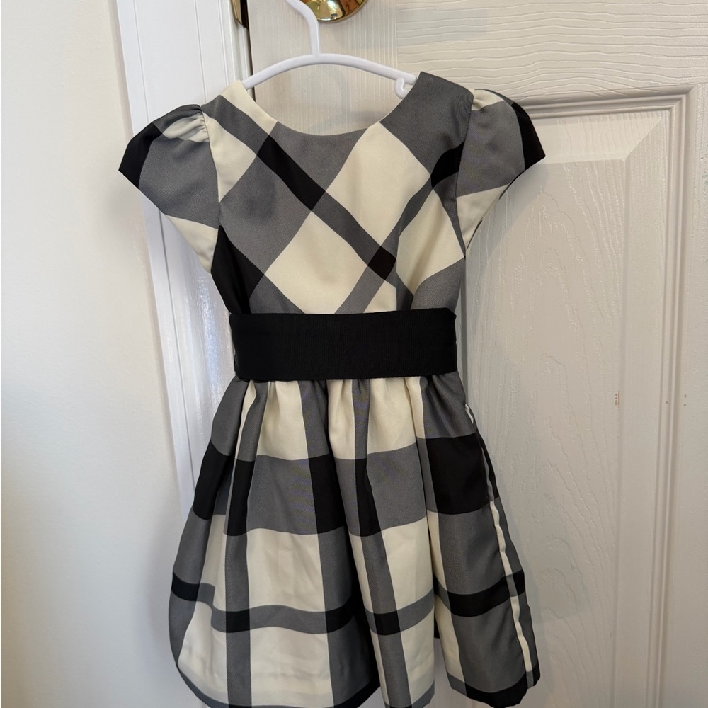 Ralph Lauren Black and Cream Plaid baby Dress